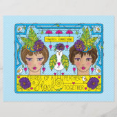 Oiseaux D'Une Feuille Papier Plat Feather_Flat 11" (Devant)