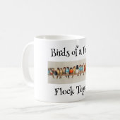 Oiseaux d'une tasse de café en plume (Devant gauche)