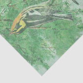 Oiseaux en papier de soie de soie de branches (Détail)