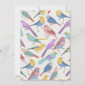 Oiseaux Ensemble Animaux Invitation (Devant)