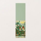 Oiseaux et baies Holly Joyeuse Carte de Noël (Outside Unfolded)