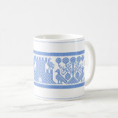 Oiseaux et châteaux Mug de café (Devant droit)