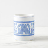 Oiseaux et châteaux Mug de café (Centre)