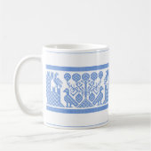 Oiseaux et châteaux Mug de café (Gauche)