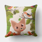 Oiseaux Et Coussin De Chat (Verso)