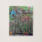 Oiseaux et écureuils au puzzle d'alimentation (Vertical)