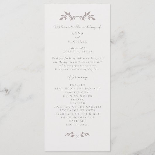 Oiseaux et feuilles, romantique Programme de maria (Devant)