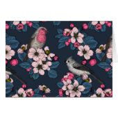 Oiseaux et fleurs (Devant horizontal)