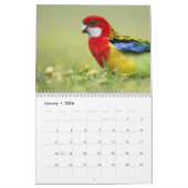 Oiseaux et fleurs calendrier de 12 mois (Jan 2026)