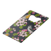 Oiseaux et fleurs en noir (Dos Angle)