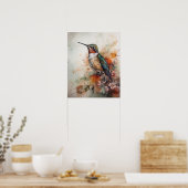 Oiseaux Et Fleurs Oiseaux Imprimer Poster (Cuisine)