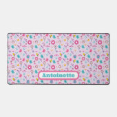 Oiseaux et fleurs Pastel Motif Votre nom (Recto)