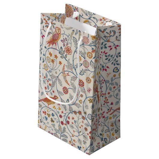 Oiseaux et fleurs, petit sac cadeau William Morris (Dos Angle)
