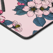 Oiseaux et fleurs roses (Coin)