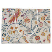 Oiseaux et fleurs, William Morris Grand sac cadeau (Dos)
