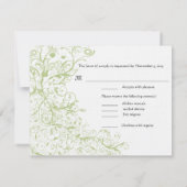 Oiseaux et torrents #28 Green Hydrangea RSVP (Dos)