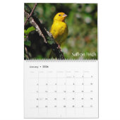 Oiseaux exotiques de calendrier de l'Amérique du (Jan 2026)