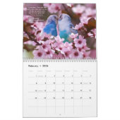 Oiseaux fabuleux calendrier de 12 mois (Feb 2026)