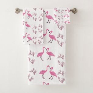 Oiseaux Flamants roses roses