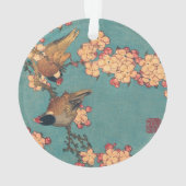 Oiseaux Fleurs Hokusai Art Japonais (dos)