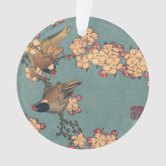 Oiseaux Fleurs Hokusai Art Japonais (devant)