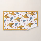 Oiseaux floraux (Serviette à main)