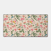 Oiseaux floraux tirés à la main Abeilles Motif (Recto)