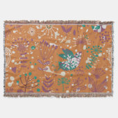 Oiseaux Floraux Whimsical Jeter Couverture (Devant)