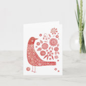 Oiseaux folk Art Noël (Devant)