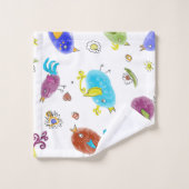 Oiseaux fous (Gant de toilette)