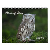 Oiseaux impressionnants du calendrier 2019 de (Protection)