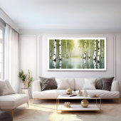 Oiseaux Imprimer Poster de la nature moderne