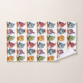 Oiseaux lunaires (Serviette à main)