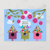 Oiseaux lunaires Faire-part mobiles (Devant)