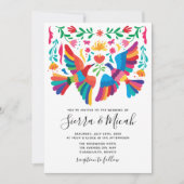 Oiseaux mexicains et Invitations floraux (Devant)