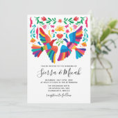 Oiseaux mexicains et Invitations floraux (Debout devant)