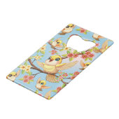 Oiseaux mignons et heureux parmi les fleurs du pri (Dos Angle)