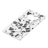 Oiseaux Motifs noirs et blancs sur les fleurs de c (Devant Angle)