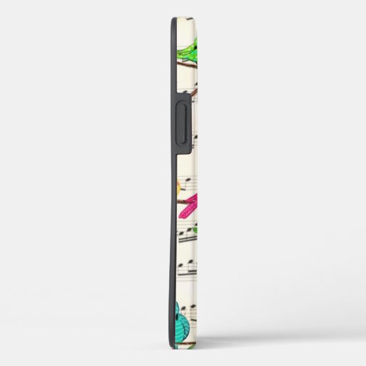 Oiseaux musicaux colorés coque iphone (Verso / Droite)