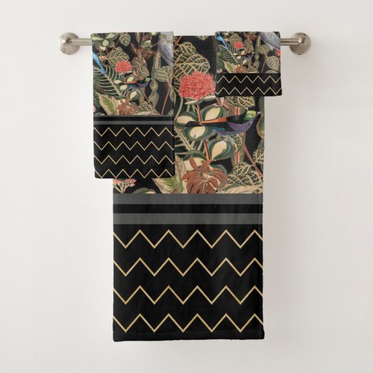 Oiseaux naturels Rouge, Noir, Gris (En situation)