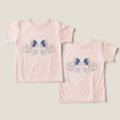 Oiseaux ornés Abstraits colorés 2 (Design Recto & Verso)