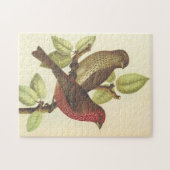 Oiseaux perchés sur une branche, puzzle à l'aspect (Horizontal)