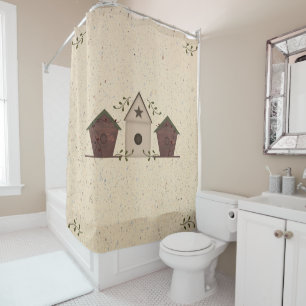 Oiseaux Primitifs Rideau de douche