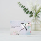 Oiseaux relaxants - Carte de visite grand (Debout devant)