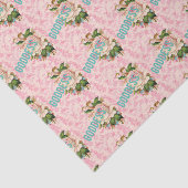 Oiseaux roses de déesse et papier de soie de soie (Détail)