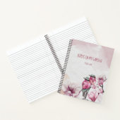 Oiseaux roses et verts Fleurs roses Journal des oi (Intérieur)