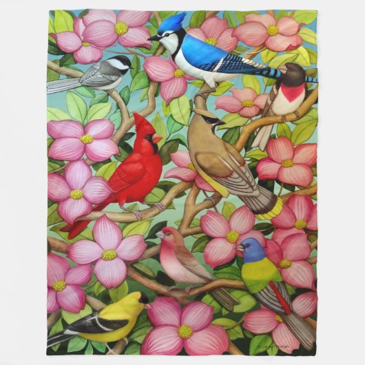 Oiseaux sauvages de jardin dans la couverture (Devant)