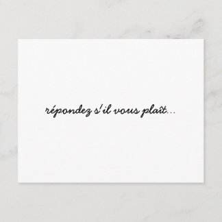 Oiseaux simples sur branche d'arbre RSVP