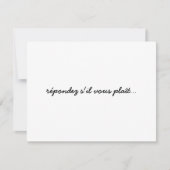 Oiseaux simples sur branche d'arbre RSVP (Devant)