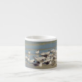 Oiseaux sur la plage Espresso Mug (Devant)